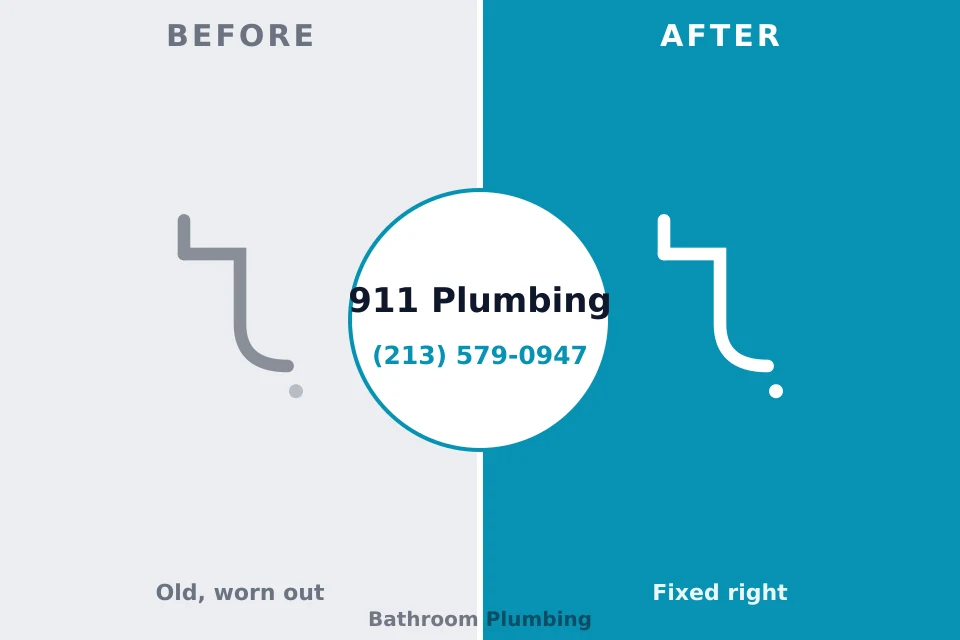 Before and after: plumbing company Fleming Island, FL